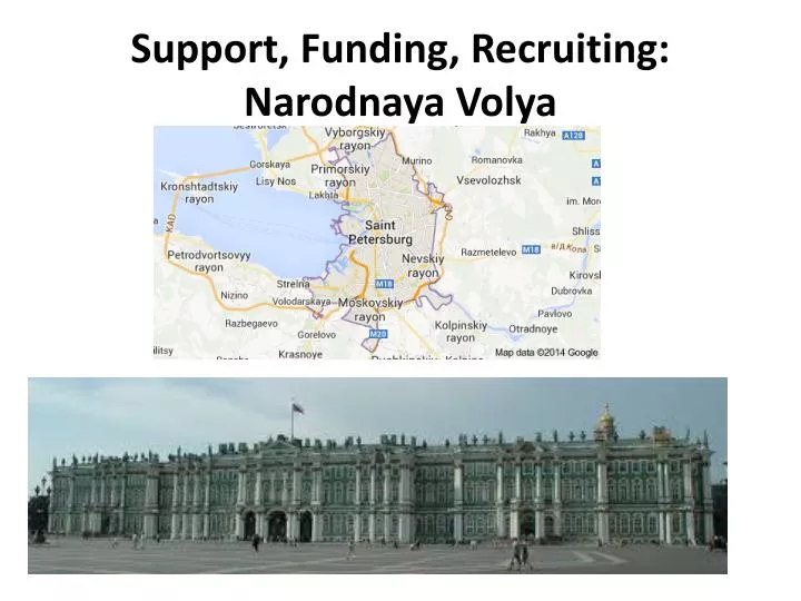 support funding recruiting narodnaya volya