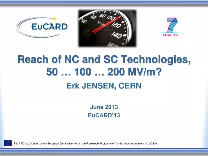 reach of nc and sc technologies 50 100 200 mv m