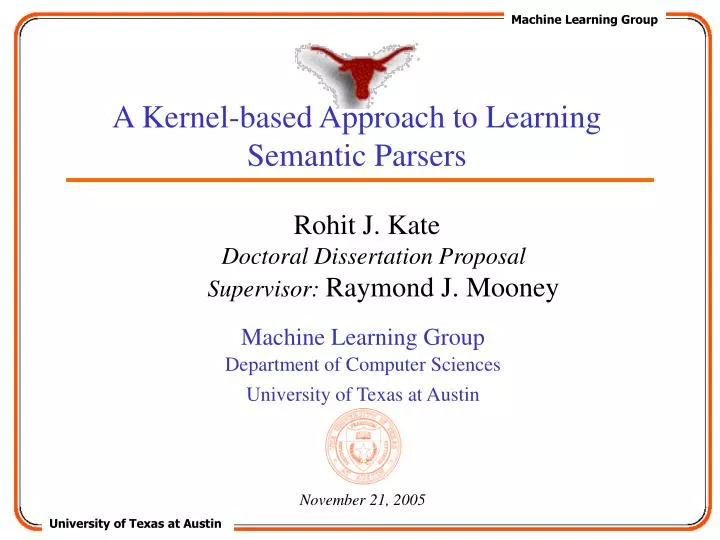 a kernel based approach to learning semantic parsers