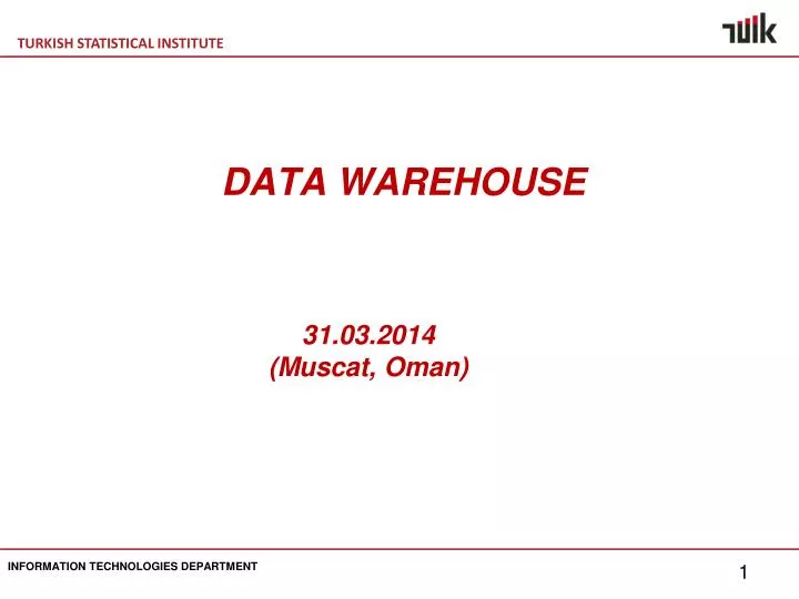 data warehouse