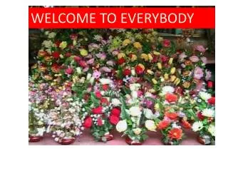 WELCOME TO EVERYBODY