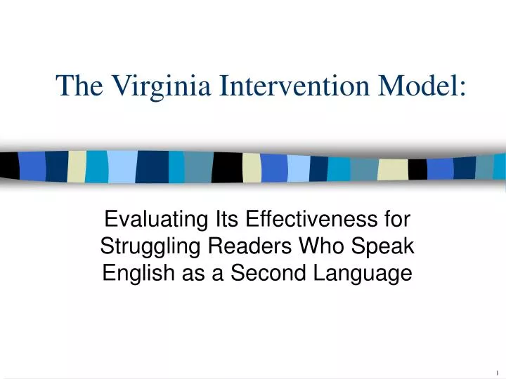 the virginia intervention model
