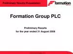 Preliminary Results Presentation - slide 1