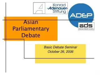 Asian Parliamentary Debate