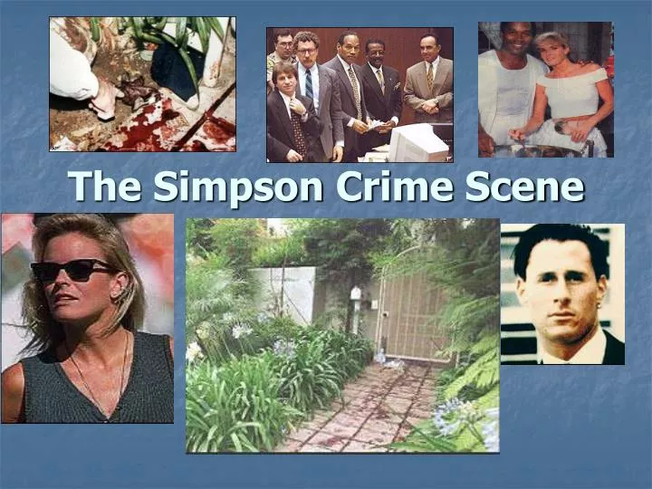 the simpson crime scene