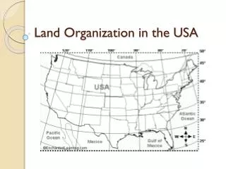 Land Organization in the USA