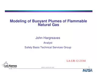 Modeling of Buoyant Plumes of Flammable Natural Gas