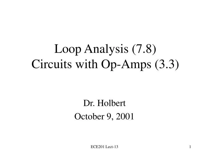 loop analysis 7 8 circuits with op amps 3 3