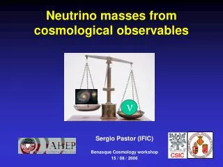 Neutrino masses from cosmological observables