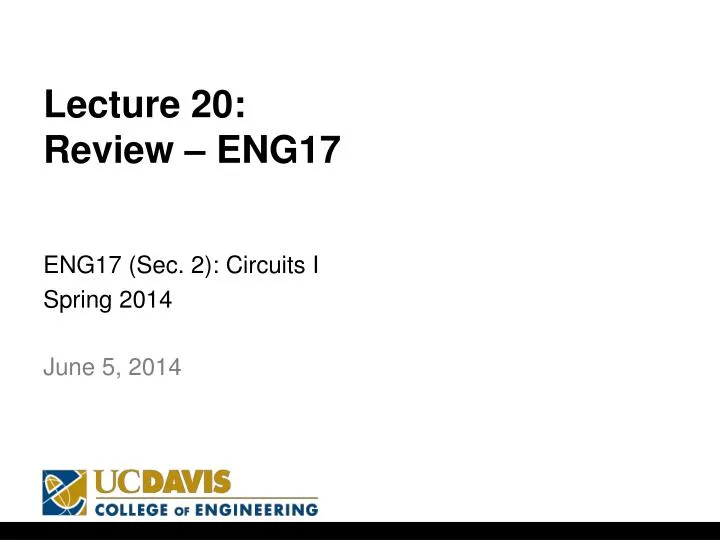 lecture 20 review eng17