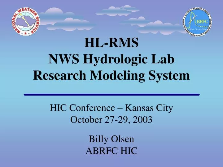 hl rms nws hydrologic lab research modeling system