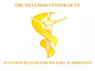 THE WELLNESS CENTER OF NY