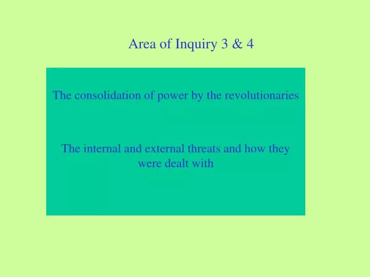 area of inquiry 3 4