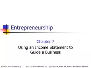 Entrepreneurship