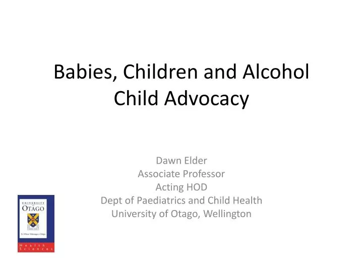 babies children and alcohol child advocacy