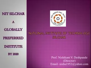 NATIONAL Institute of technology silchar