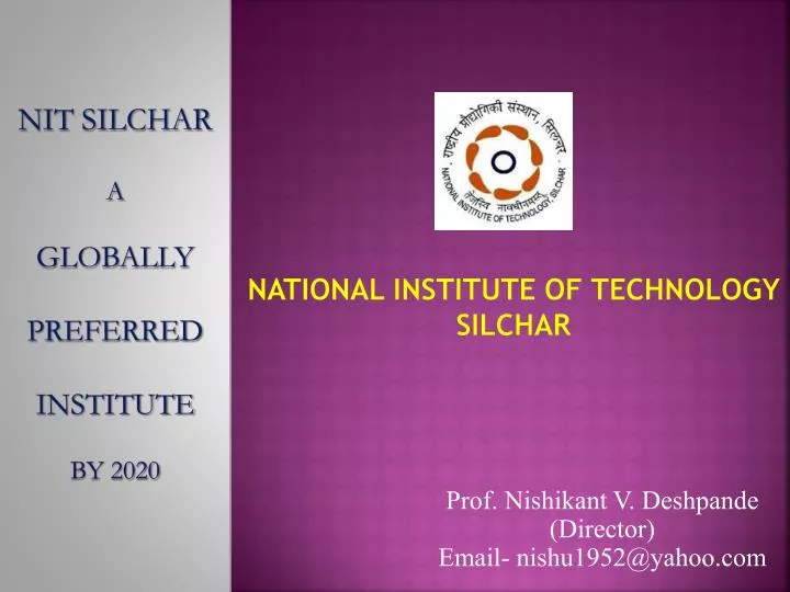 national institute of technology silchar