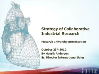 Strategy of Collaborative Industrial Research