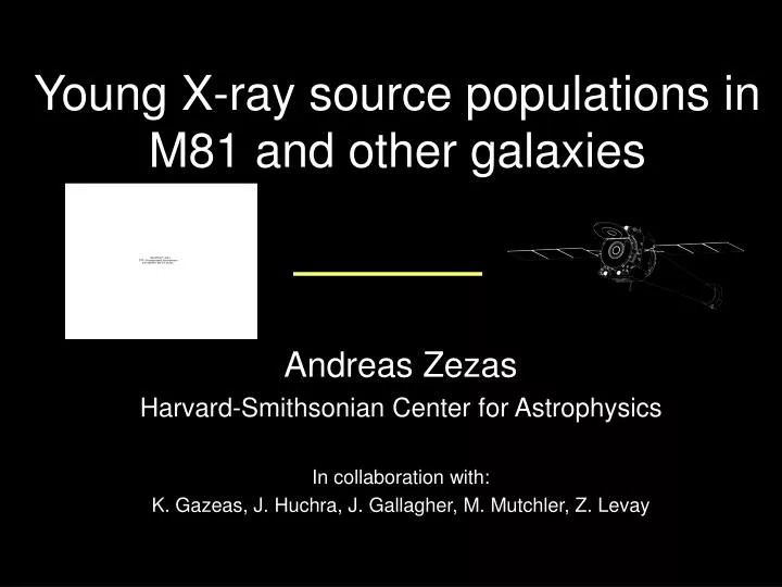 young x ray source populations in m81 and other galaxies