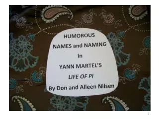 Yann Martel published his Life of Pi in 2001.