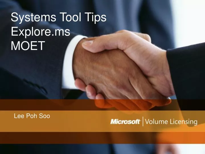 systems tool tips explore ms moet