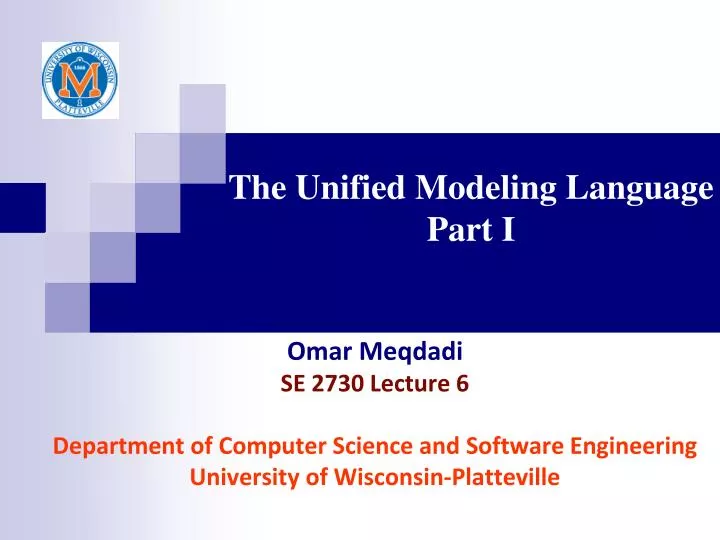 the unified modeling language part i