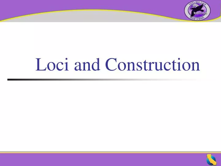 loci and construction