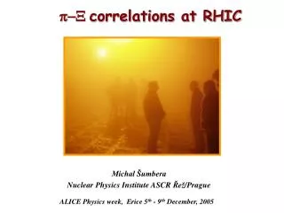 p-X correlations at RHIC