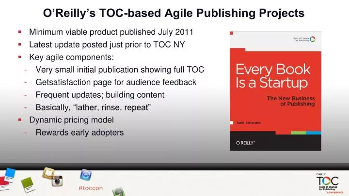 o reilly s toc based agile publishing projects