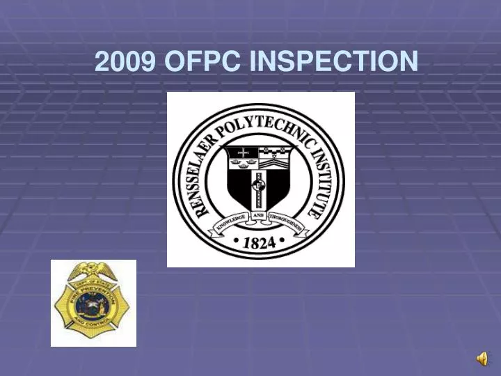 2009 ofpc inspection