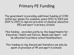 Primary PE Funding