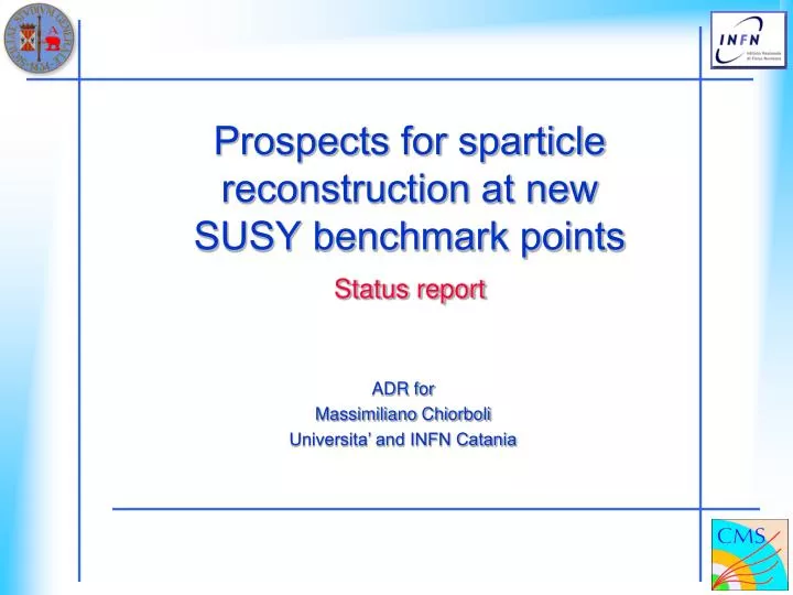 prospects for sparticle reconstruction at new susy benchmark points status report