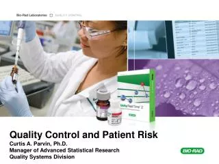 Laboratory QC and Patient Risk