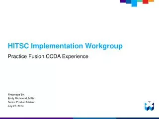 HITSC Implementation Workgroup