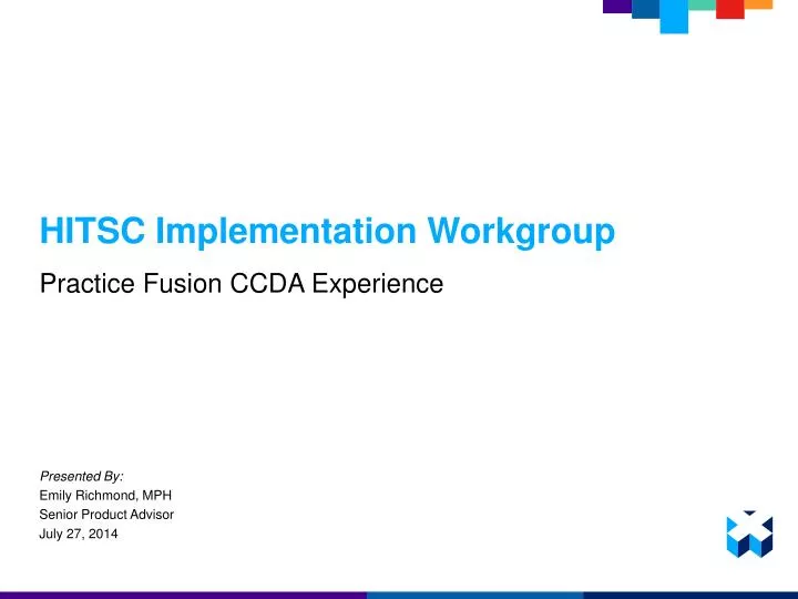 hitsc implementation workgroup