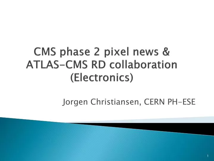 cms phase 2 pixel news atlas cms rd collaboration electronics