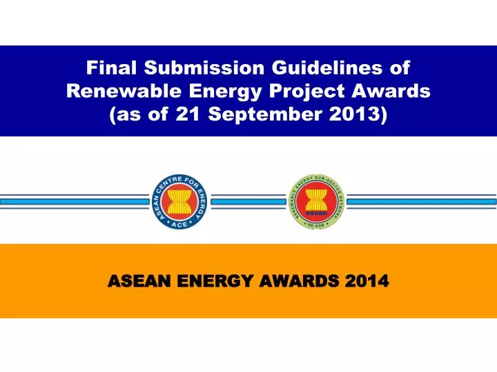final submission guidelines of renewable energy project awards as of 21 september 2013