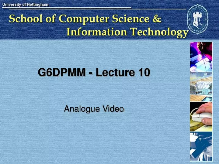 g6dpmm lecture 10