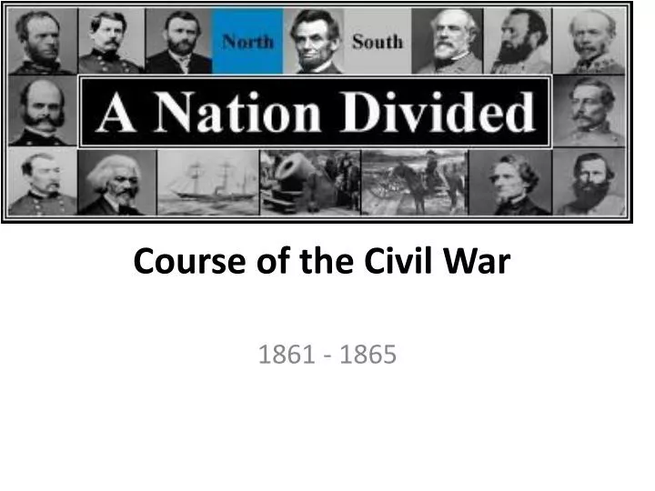 course of the civil war