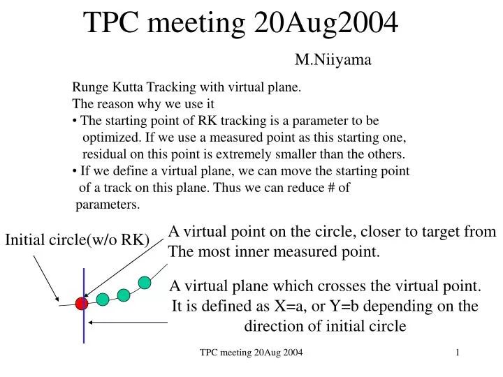 tpc meeting 20aug2004
