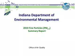 Indiana Department of Environmental Management