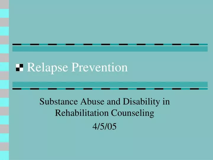 relapse prevention