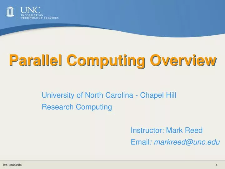 parallel computing overview
