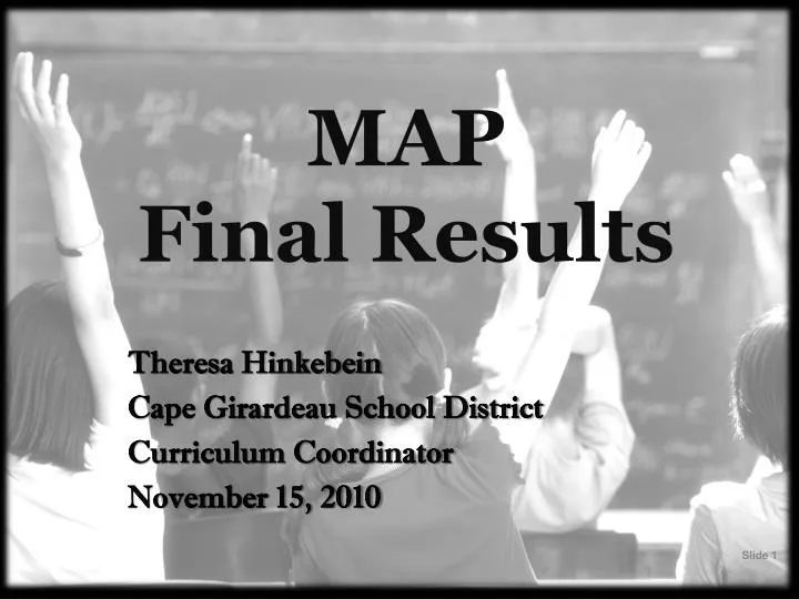 map final results