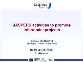 JASPERS activities to promote intermodal projects