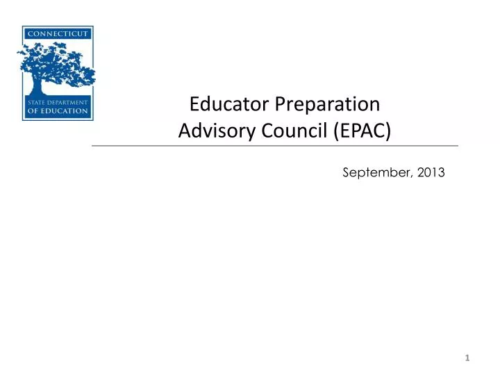 educator preparation advisory council epac