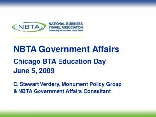 NBTA Government Affairs