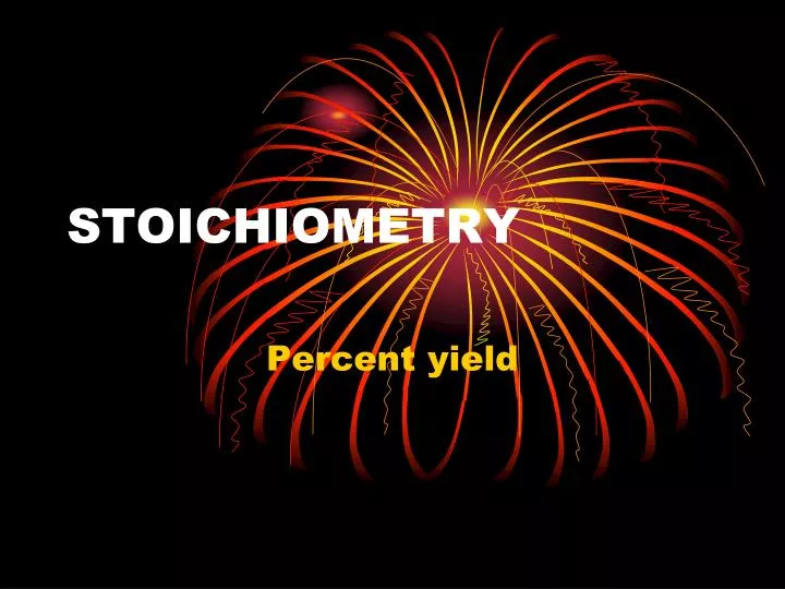 stoichiometry