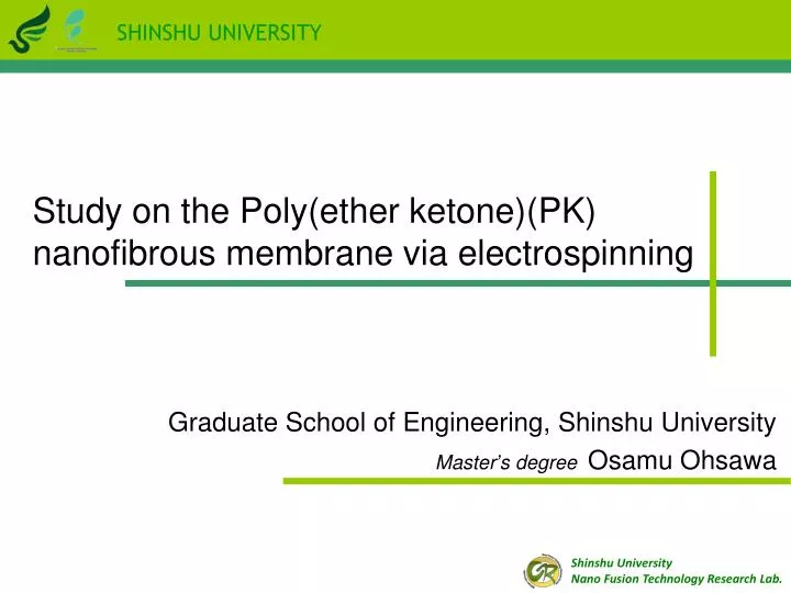 graduate school of engineering shinshu university master s degree osamu ohsawa