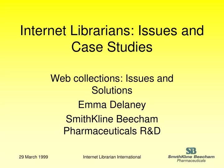 internet librarians issues and case studies
